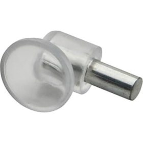 Üvegpolctartó tapadókorongos nagy króm 5mm