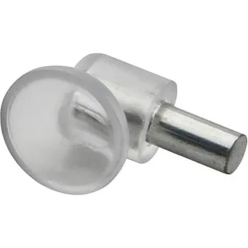 Üvegpolctartó tapadókorongos nagy króm 5mm