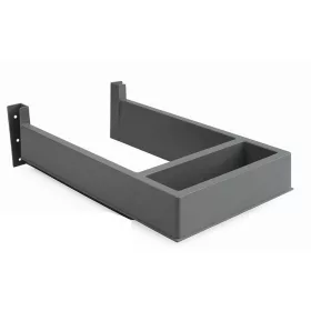 Hátfal mosogató alatti fiókhoz szögletes antracit