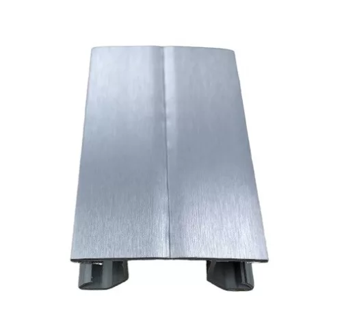 Lábazat takaró univerzális sarokelem alu-szálcsiszolt 100mm