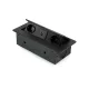 Konnektor Atom felbillenő 2+2 USB fekete 265x118x67mm