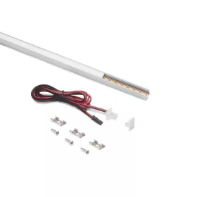   Led profil Pyxis csavarozható beépített ledszalaggal 19W 24V neutrális alu 23m