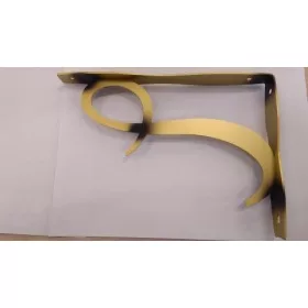 Polctartó konzol Zarina antik sárgaréz 250x190mm