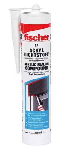 Sziloplaszt Fischer DA akril tömítőanyag fehér 310ml
