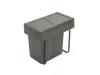 Hulladéktároló Unionplast M30 1x20l antracit 300mm