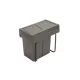 Hulladéktároló Unionplast M30 1x20l antracit 300mm