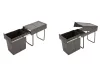 Hulladéktároló Unionplast M30 1x20l antracit 300mm