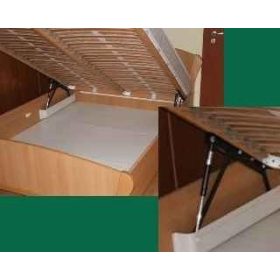 Heverő felnyíló vasalat gázrugós 500N