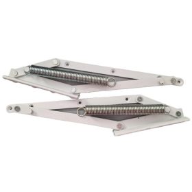 Heverő felnyíló vasalat rugós erősített fehér