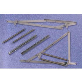 Franciaágy felnyíló vasalat rugós erősített fehér