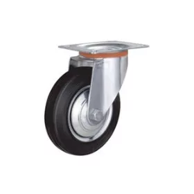 Görgő gumis talpas 150mm 150mm