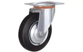 Görgő gumis talpas 150mm 150mm