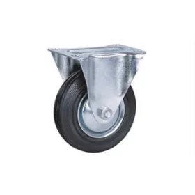 Görgő gumis egyenes 150mm 150mm