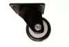 Gumis görgő talpas 63mm fekete