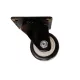 Gumis görgő talpas 63mm fekete