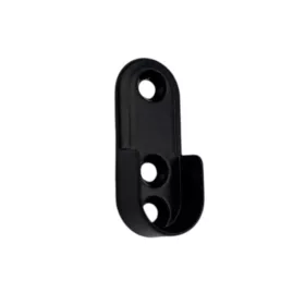 Akasztórúd tartó ovális fekete