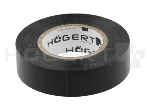 Szigetelőszalag Högert fekete 19mmx20m
