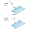 LED üvegpolc világítás 3D alu