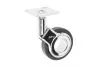 Gumis görgő talpas GIRA 60mm króm-fekete Króm-fekete 60mm