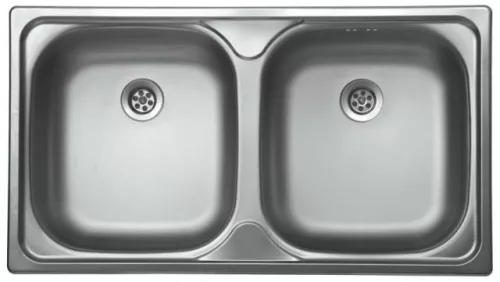 Mosogató NP 2 medencés (440) 780x440mm