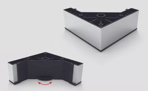 Bútorláb 3062 inox 50mm