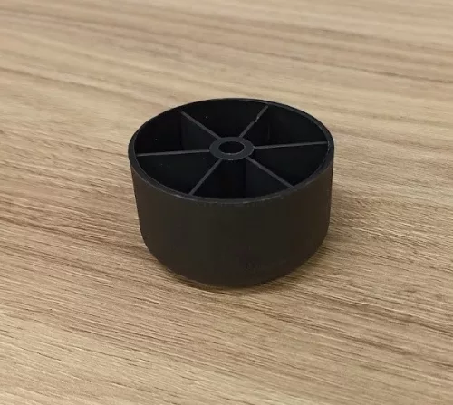 Bútorláb 3054 fekete 30mm