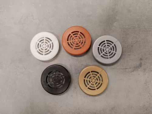 Szellőzőkarika műanyag 35/50 fehér 35/50mm