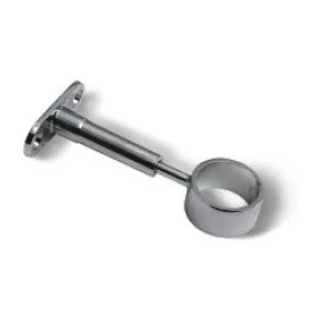 Akasztórúd tartó függesztett kör nyitott króm