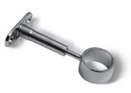 Akasztórúd tartó függesztett kör nyitott króm