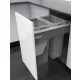 Hulladéktároló C - H BOX fiókra helyezhető szürke 450/2x21L