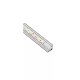 Led profil sarok 2m átlátszó takaróval alu 2m