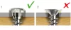 Csavar Mustad D fejű Torx horgany 5x25mm