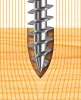 Csavar Mustad Fa-forgácslap Torx horgany 35X16mm