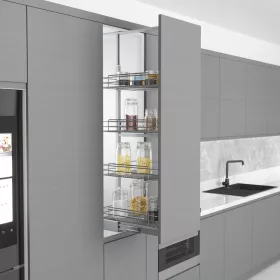 Konyhai kamra Starax 1700-2000mm fékes króm 350mm