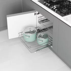 Rácsfiók belső R króm 450mm