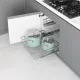 Rácsfiók belső R króm 450mm