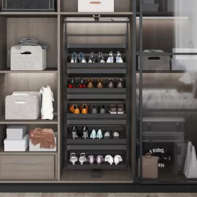 Cipőtartó forgatható R antracit 1630-1830mm