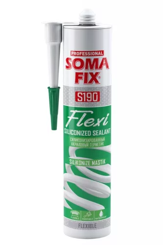Sziloplaszt Somafix rugalmas akril S190 fehér 310ml