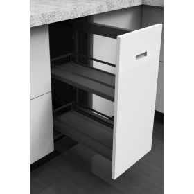   Konyhai kihúzható fékes oldalkeret C jobbos antracit 300mm