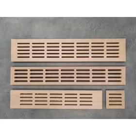 Szellőzőrács fa bükk 100x500mm