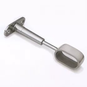 Akasztórúd tartó függesztett ovális nyitott króm