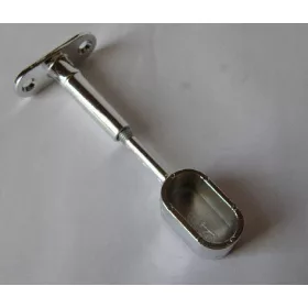 Akasztórúd tartó függesztett ovális zárt króm