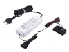 Transzformátor LED lámpához DLight 12V + 6 beépített mini AMP + 2m kábel 33W