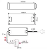 Transzformátor LED lámpához DLight 12V + 6 beépített mini AMP + 2m kábel 33W