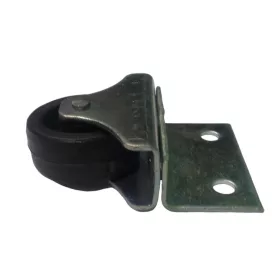   Görgő műanyag egyenes 37mm oldalra szerelhető fekete 37 mm