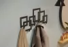 Fogas 2073 3D négyzet minta fekete matt
