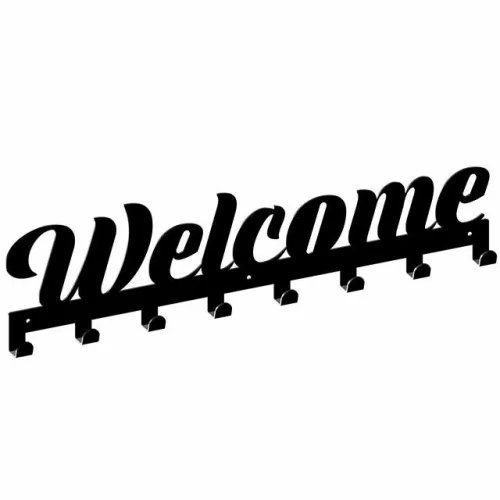 Fogas 2074 Welcome felirat fekete matt