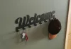 Fogas 2074 Welcome felirat fekete matt