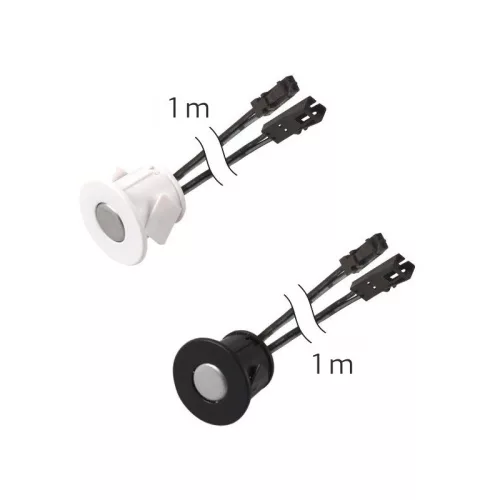 Led kapcsoló kör süllyeszthető fehér