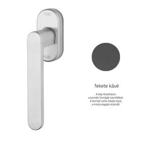   Linea Cali Lola Zincral feketekávé ablakfélkilincs Smart Block rendszerrel 428 SK KA